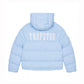 Trapstar Decoded Hooded Puffer Jacket 2.0 - Ice Blue
