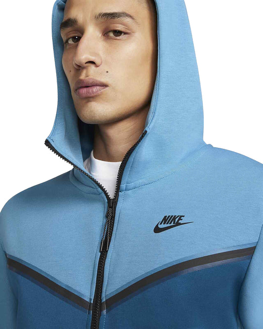 Nike Tech Fleece Tracksuit- Cerulean Dutch Blue (FULL SET)