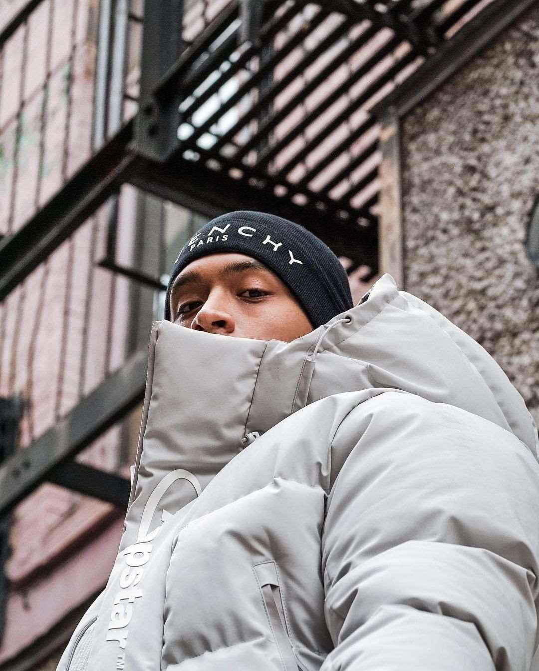 Trapstar Hyperdrive Technical Puffer Jacket - Light Grey