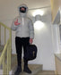 Trapstar Hyperdrive Technical Puffer Jacket - Light Grey