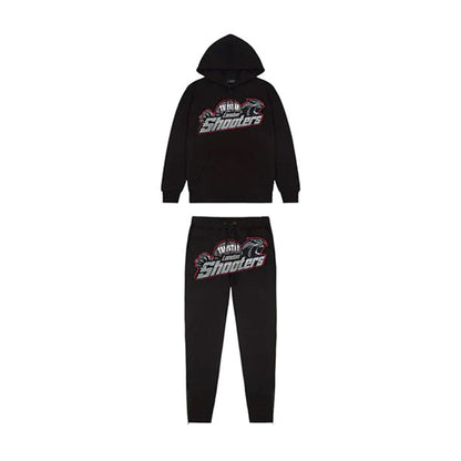Trapstar London Shooters Tracksuit Black/Red