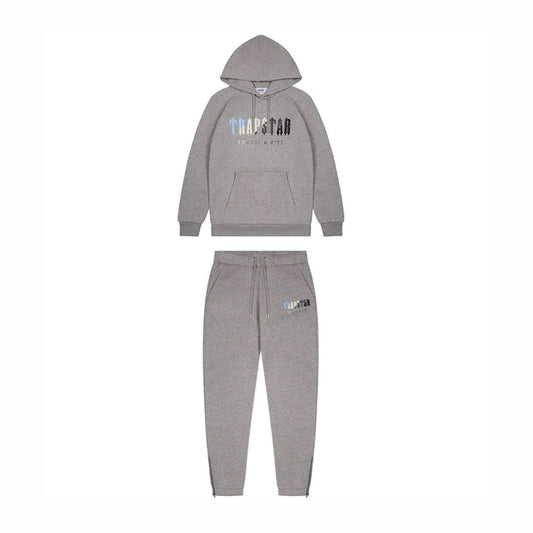 Trapstar Chenille Decoded Tracksuit Ice Grey