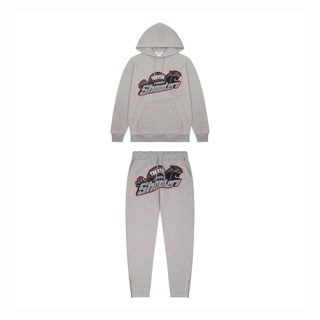 Trapstar London Shooters Tracksuit Grey / Red