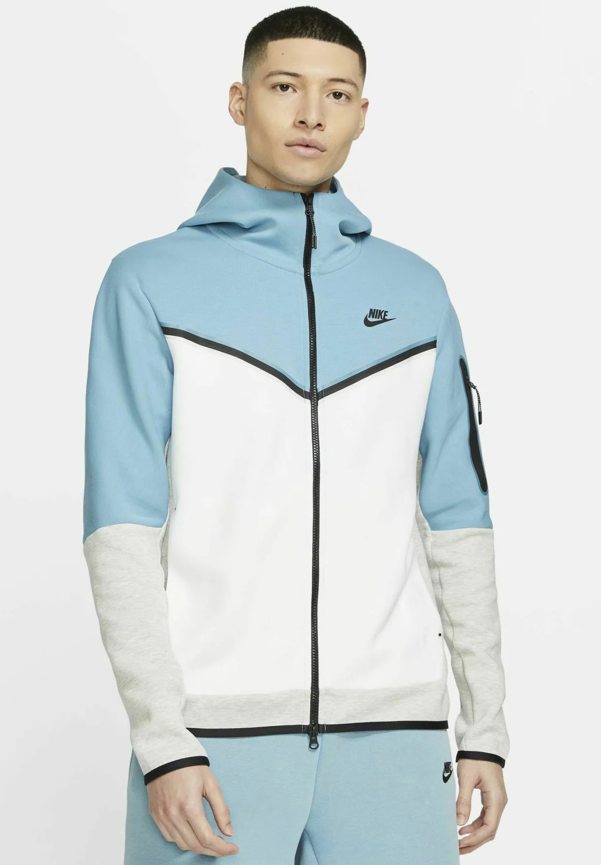 Nike Tech Fleece - Blue / White / Grey (FULL SET)