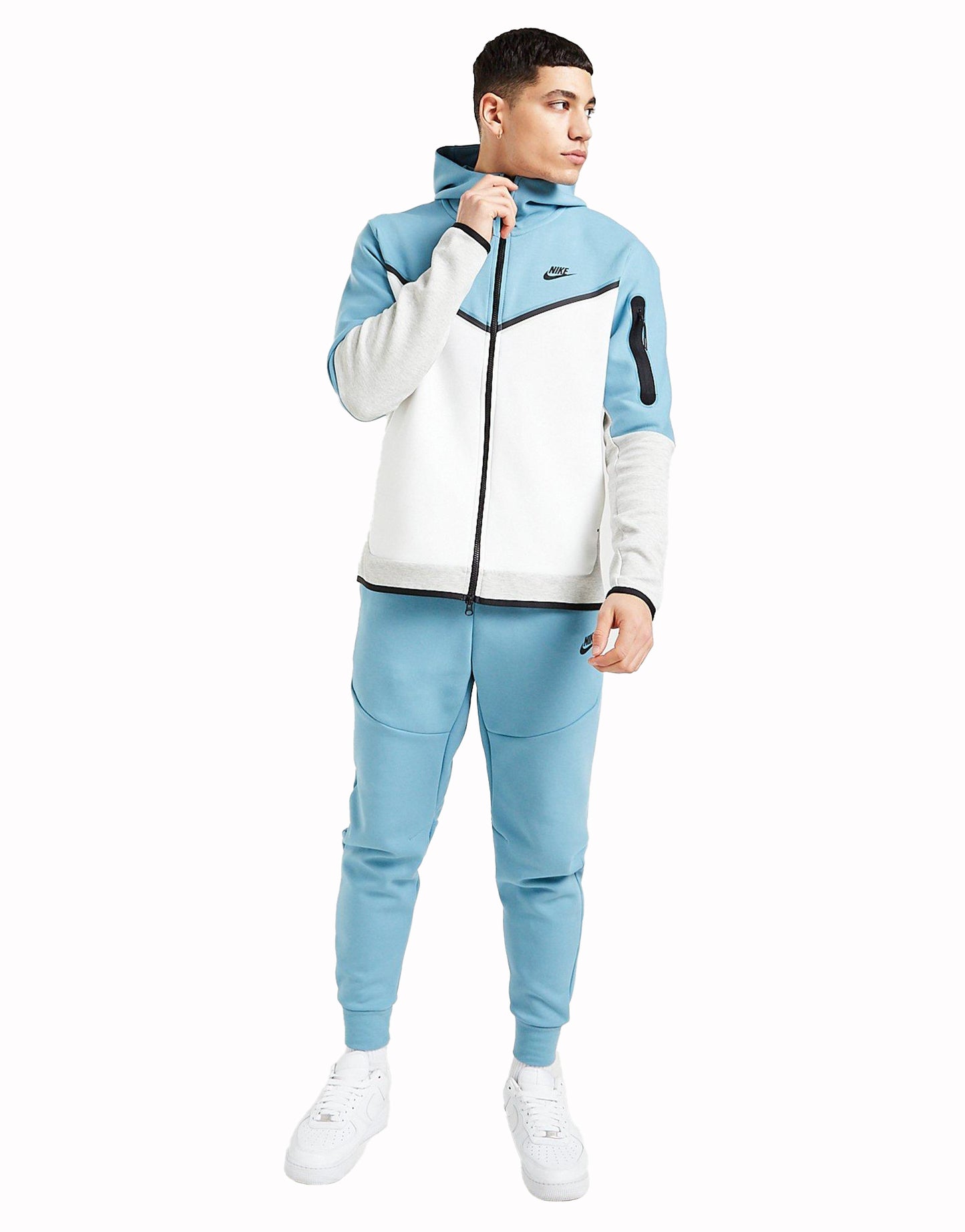 Nike Tech Fleece - Blue/White/Grey – Dazone